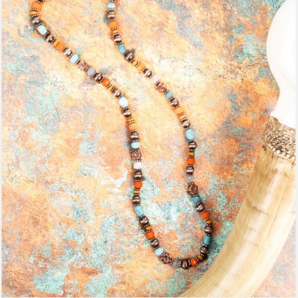 Cypress Lane Coppertone Multi-Color Necklace NEW - Picture 1 of 3